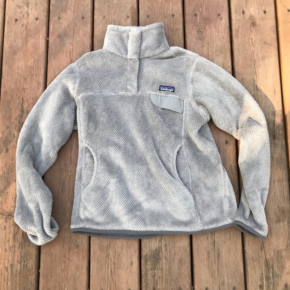 Women’s Synchilla Snap Pullover Solid Gray - image 1